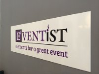 Reception Sign  Installed at front desk wall